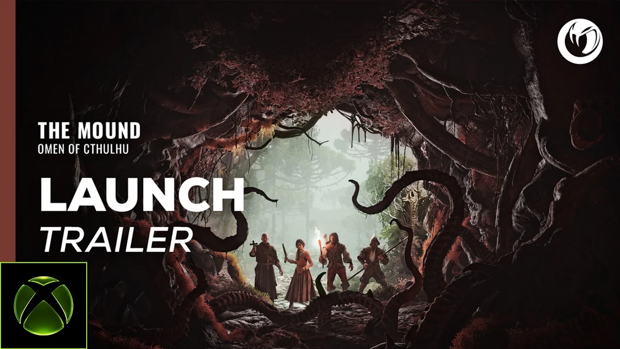 The Mound Omen of Cthulhu expedition entering a corrupted jungle cave